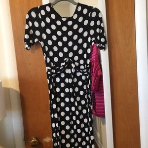 ASOS maternity polka dot dress